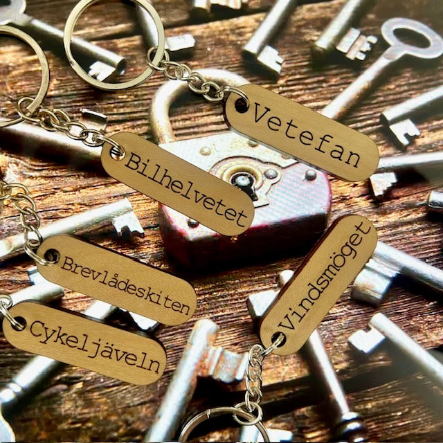 Nyckelring - Sortera