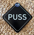 Skylt till bilen - Puss