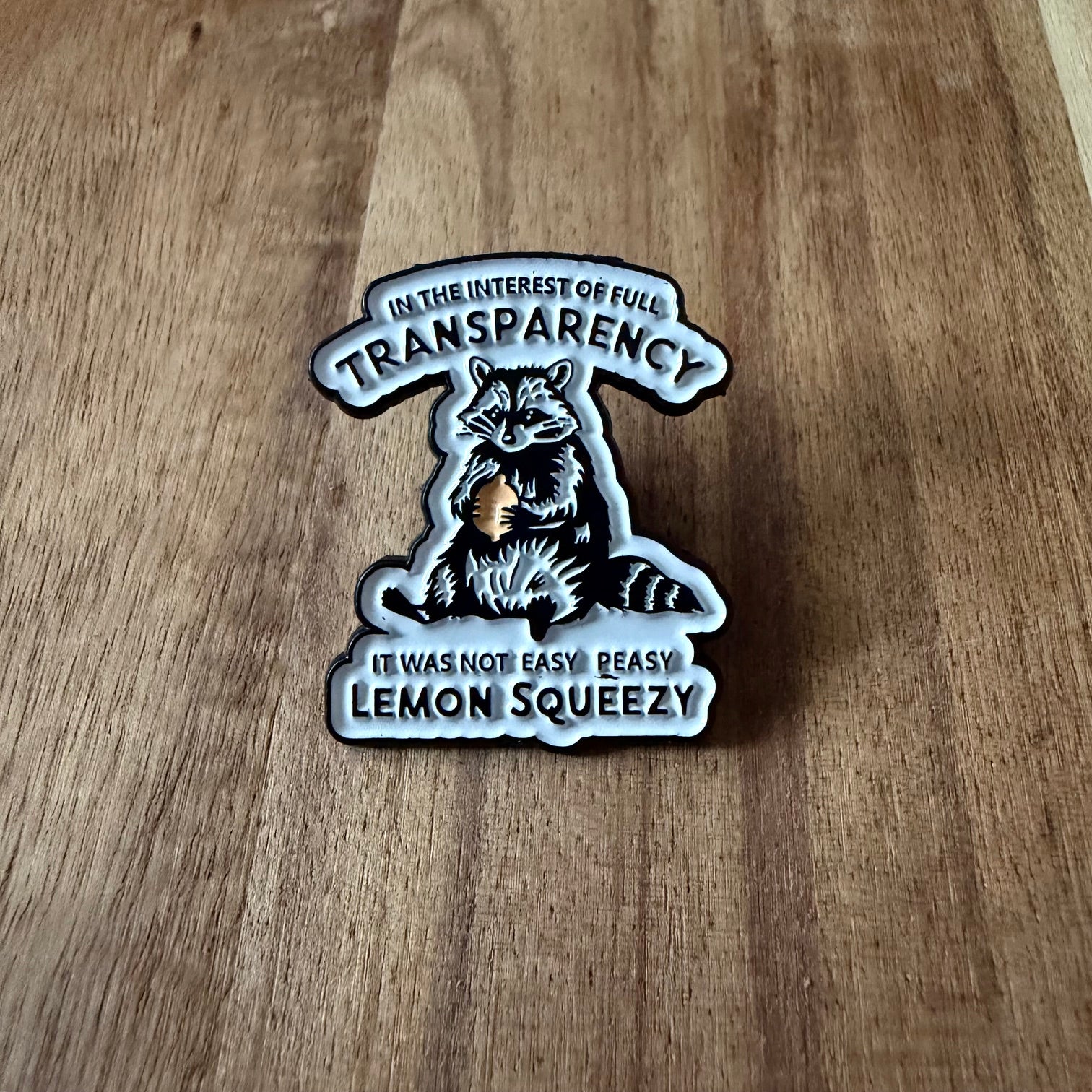 Transparency - Pin