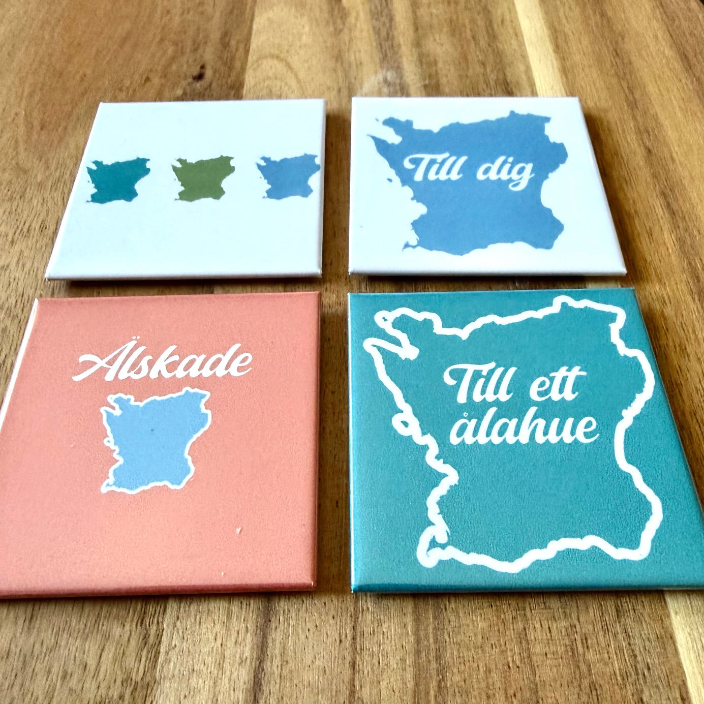 Skåne - Kylskåpsmagneter 4 st
