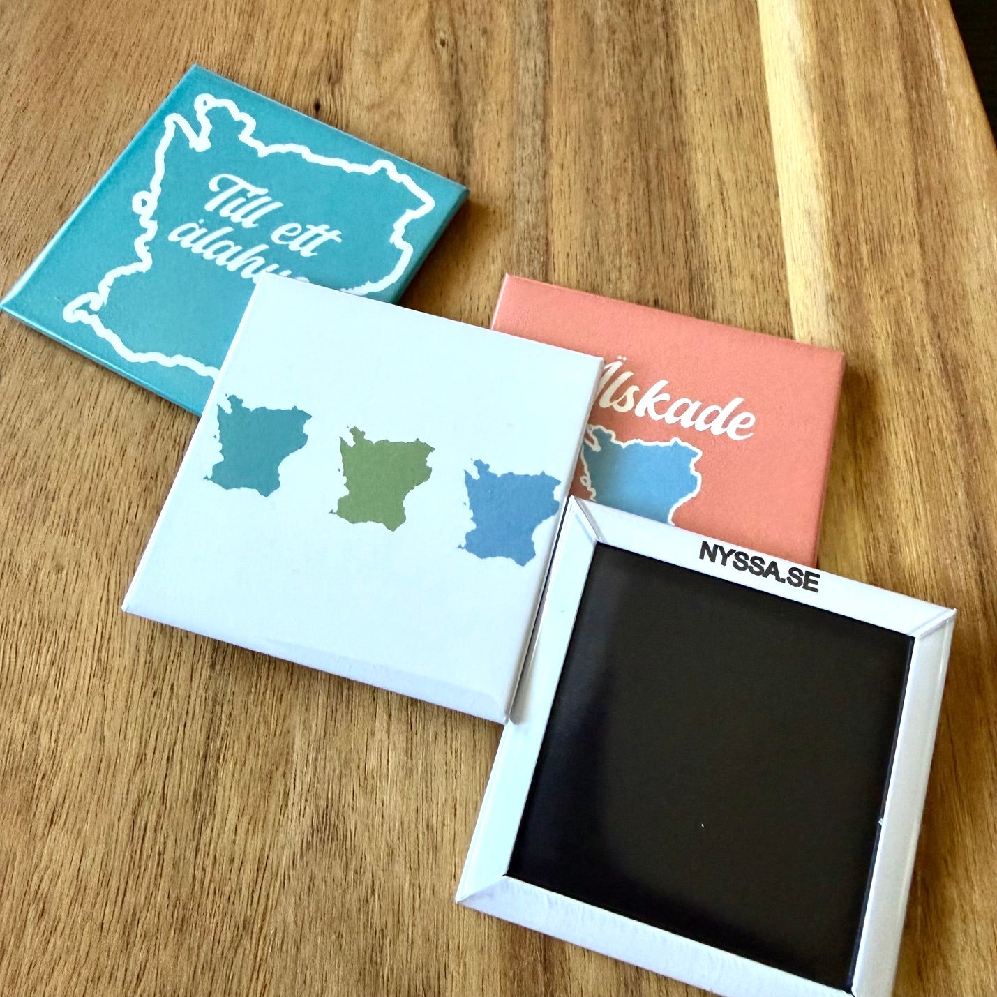 Skåne - Kylskåpsmagneter 4 st