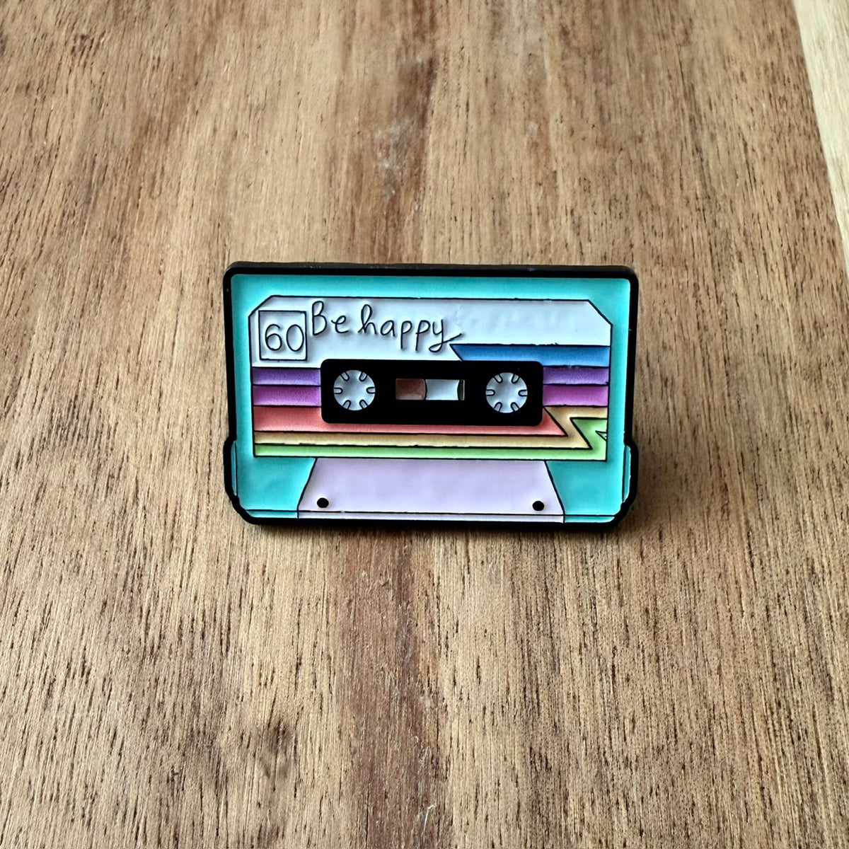 60 Be Happy - Pin