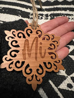 Snöstjärna med namn