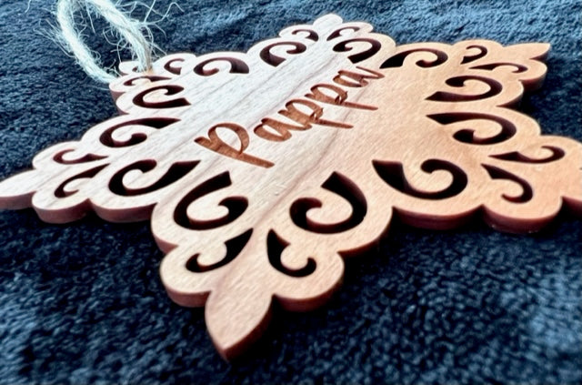 Snöstjärna med namn