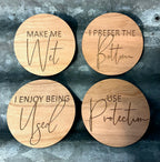 Glasunderlägg - Enjoy