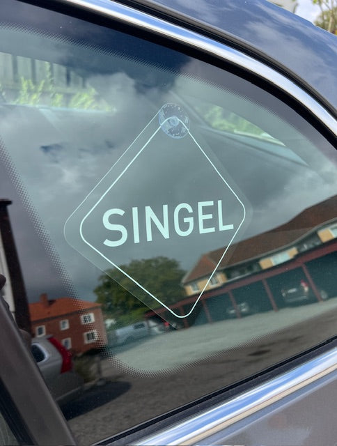 Skylt till bilen - Singel