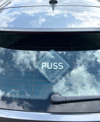 Skylt till bilen - Puss