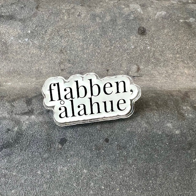 Pin - Flabben ålahue