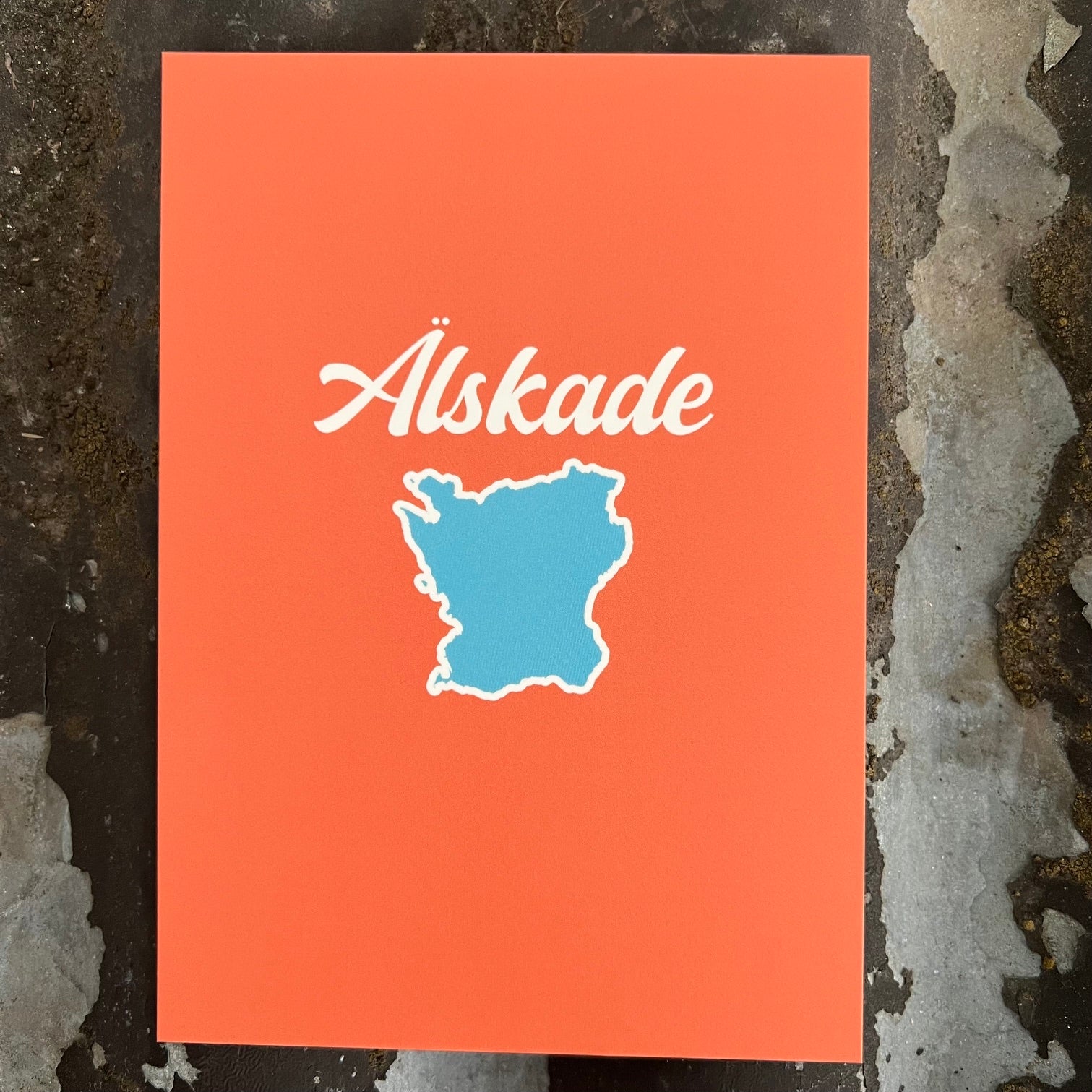 Nyssa Skåne postcard featuring scenic views of Skåne with vibrant imagery and a classic design.