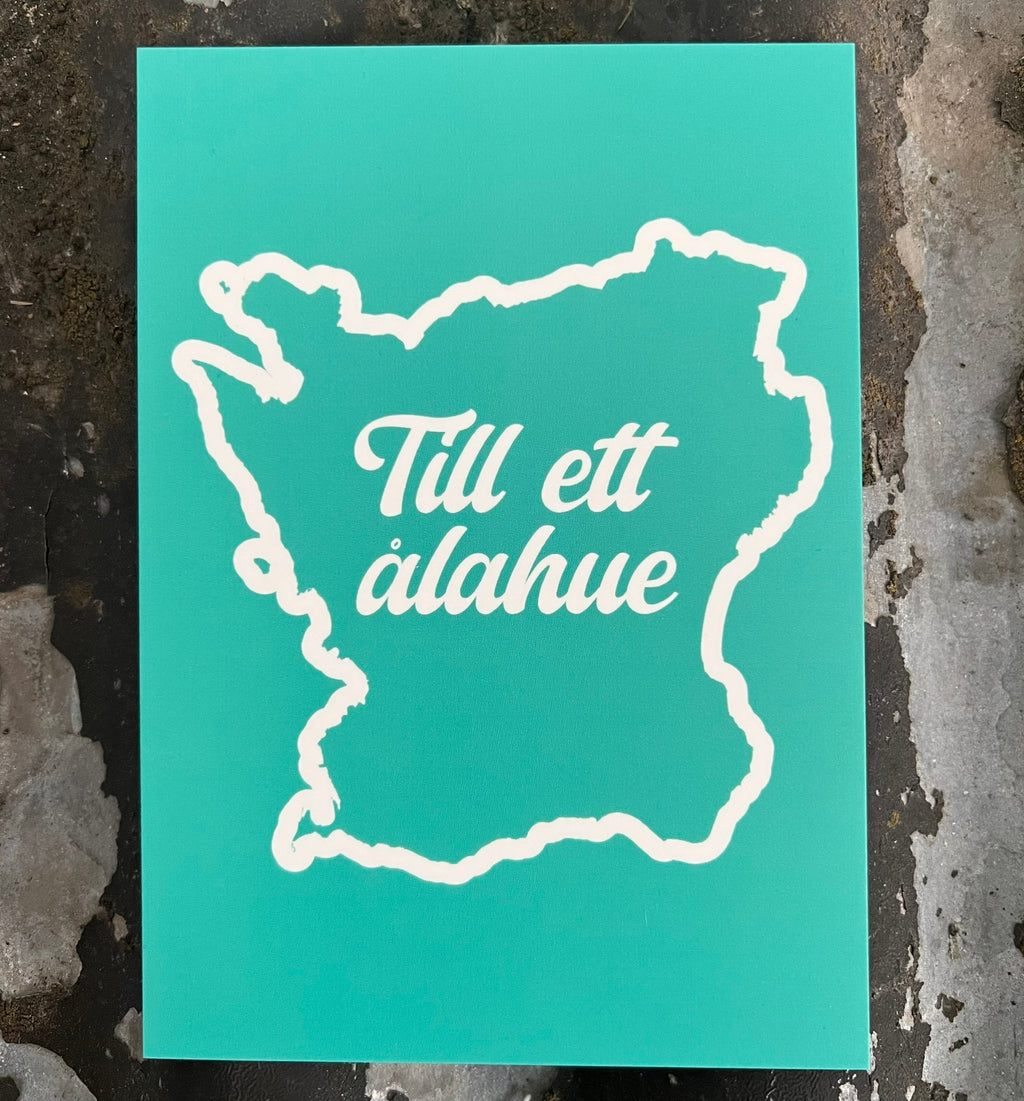 Nyssa Skåne postcard featuring scenic views of Ålahue, showcasing regional landscape and local scenery in vivid detail.
