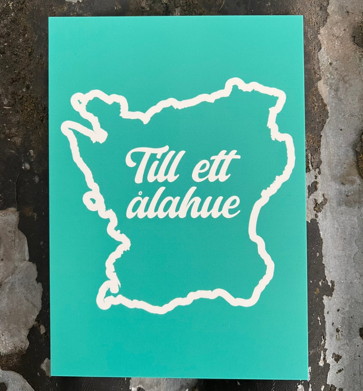 Nyssa Skåne postcard featuring scenic views of Ålahue, showcasing regional landscape and local scenery in vivid detail.