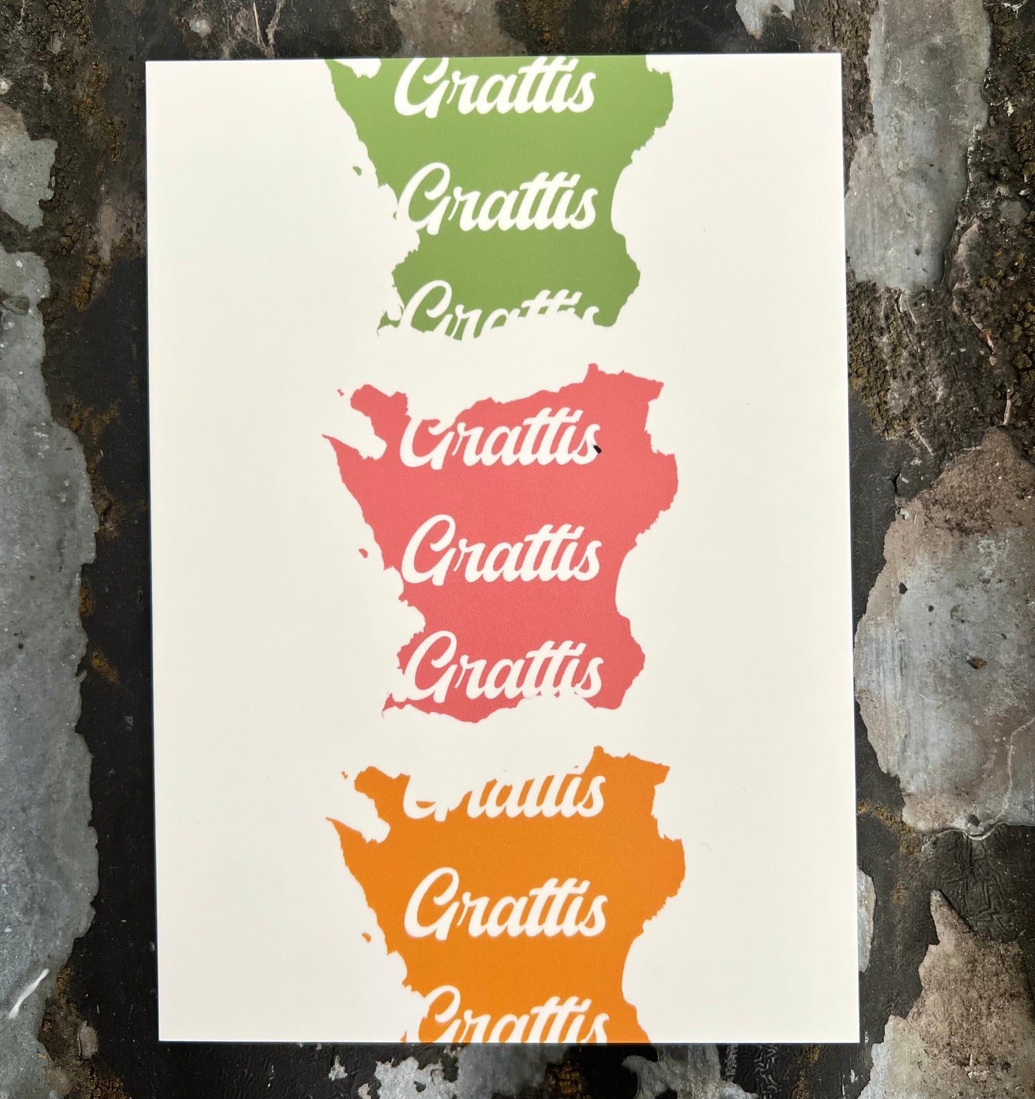 Nyssa Skåne greeting card featuring a scenic view of Skåne, perfect for sending heartfelt congratulations.