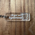 Nyssa Skåne keyring featuring a design inspired by the region, perfect for adding a touch of local charm to your keys.