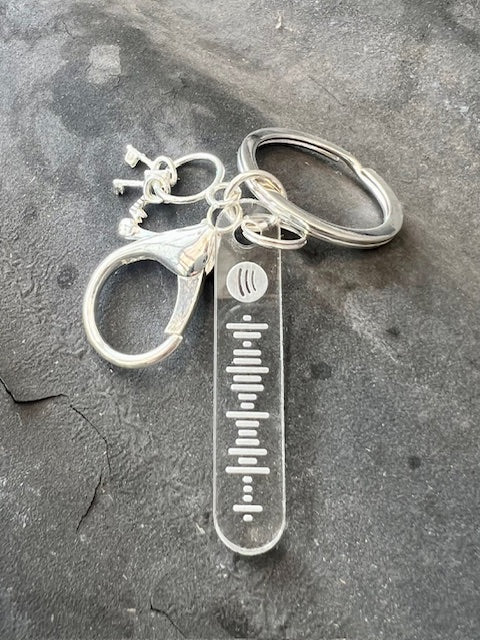 Spotifykod i nyckelring