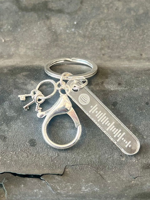 Spotifykod i nyckelring