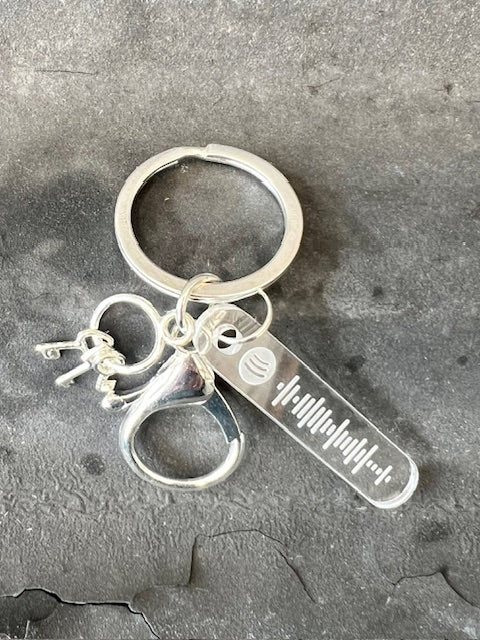 Spotifykod i nyckelring