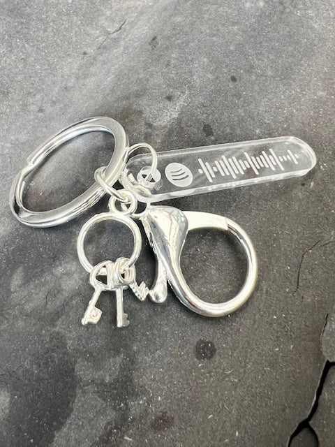 Spotifykod i nyckelring