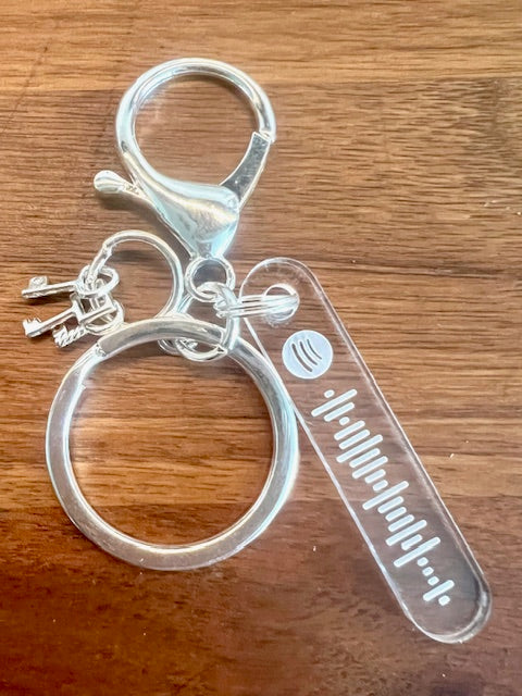 Spotifykod i nyckelring